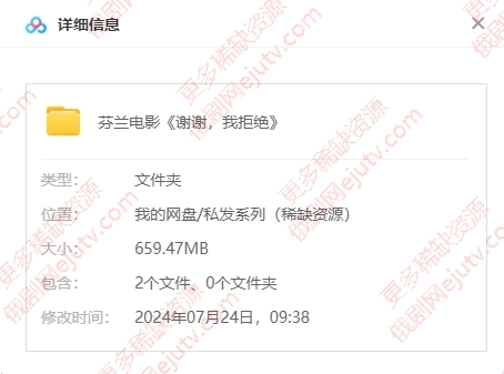 芬兰电影《谢谢，我拒绝》2014中字迅雷网盘
