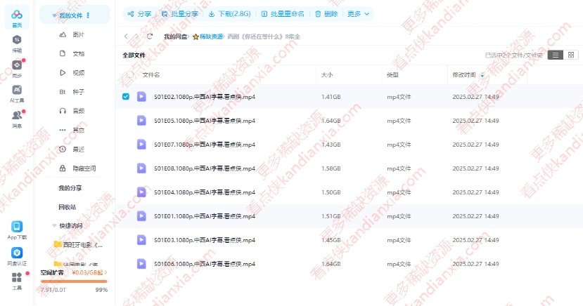 西班牙剧《你还在等什么》超清中字百度网盘