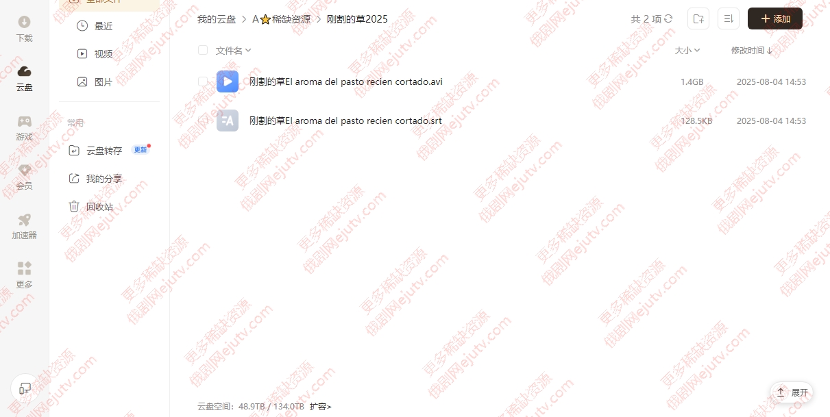 阿根廷电影《刚割的草》高清中字迅雷网盘